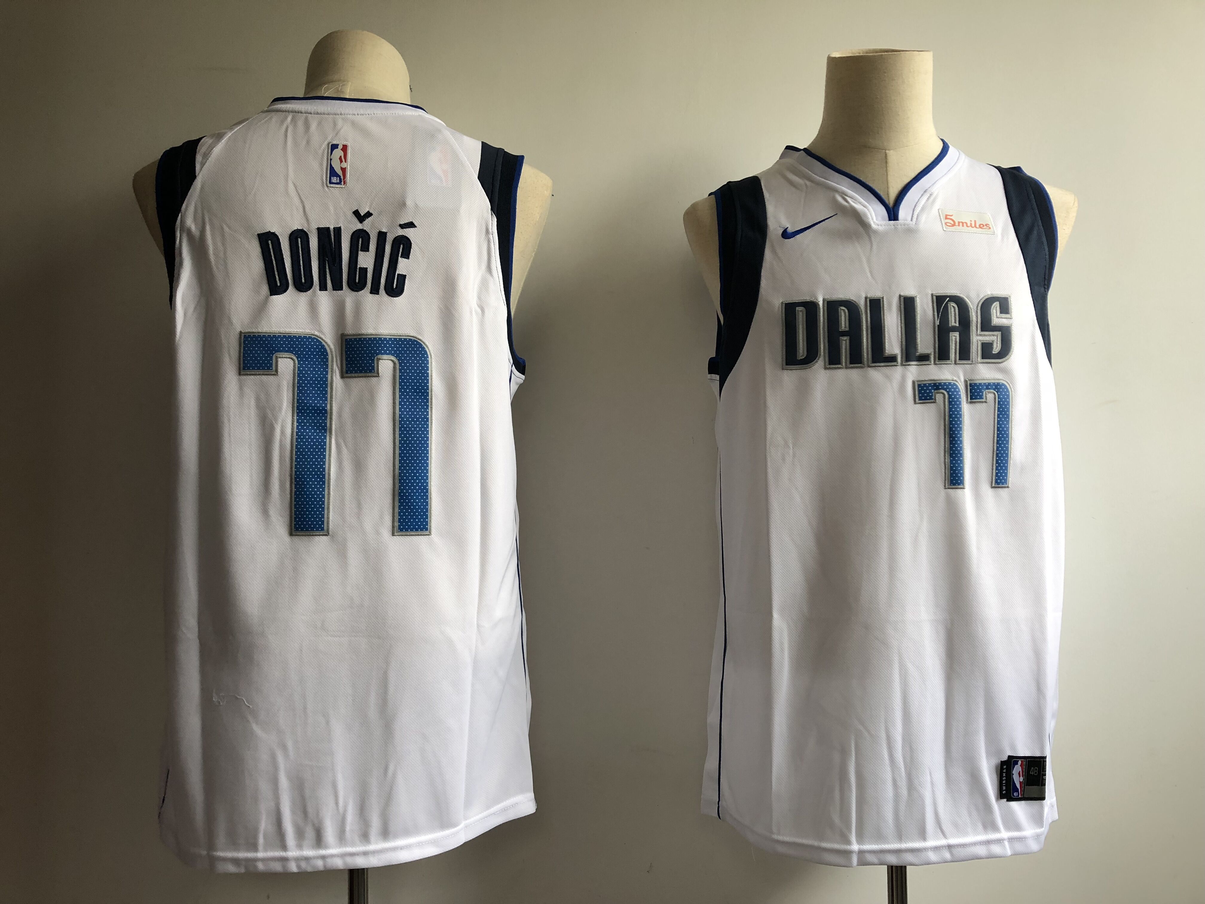 Men Dallas Mavericks #77 Doncic White Nike NBA Jerseys->toronto maple leafs->NHL Jersey